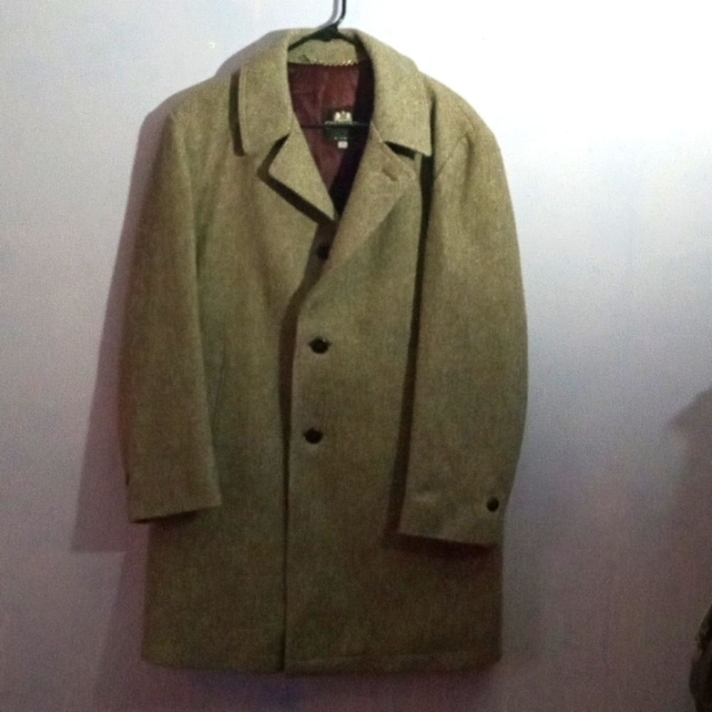 Stafford wool woman's dress coat size 40 regular mint condition grey